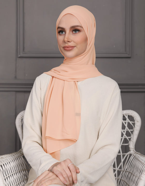 DAINE SHAWL (PEACH)